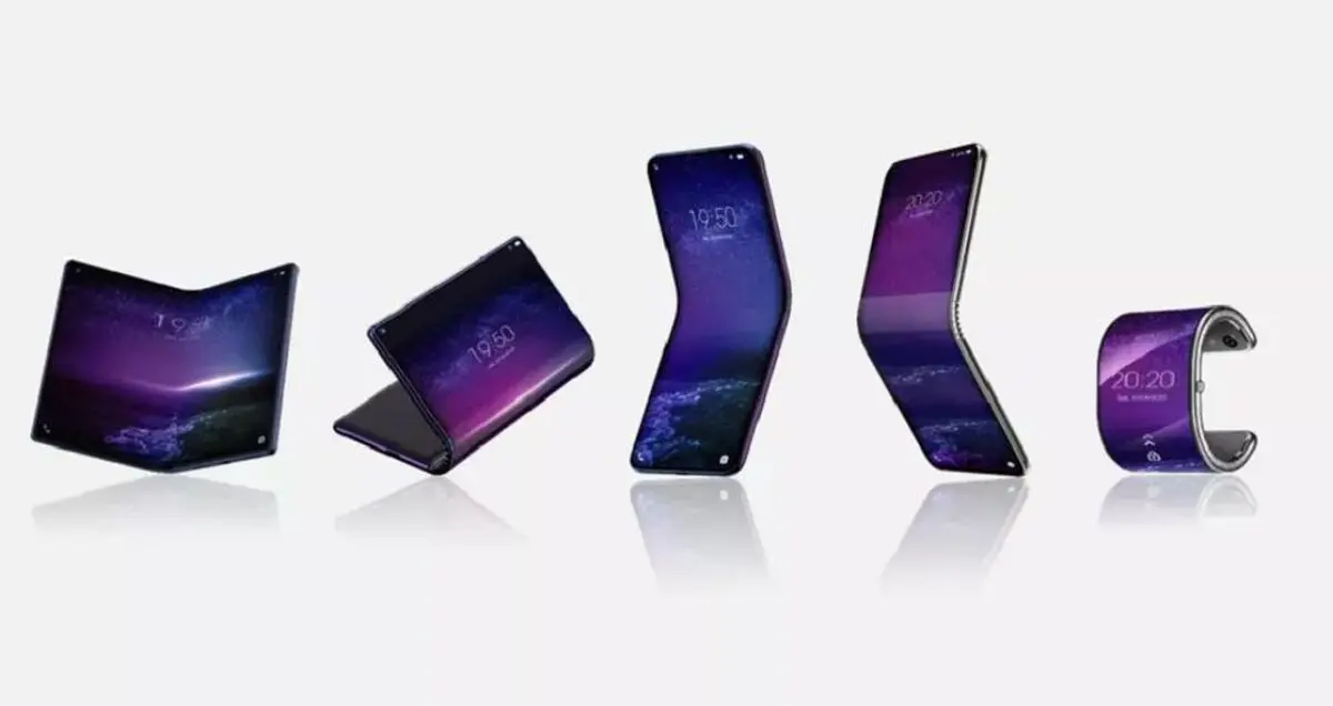 گوشی انعطاف پذیر TCL تبدیل به ساعت هوشمند می شود!