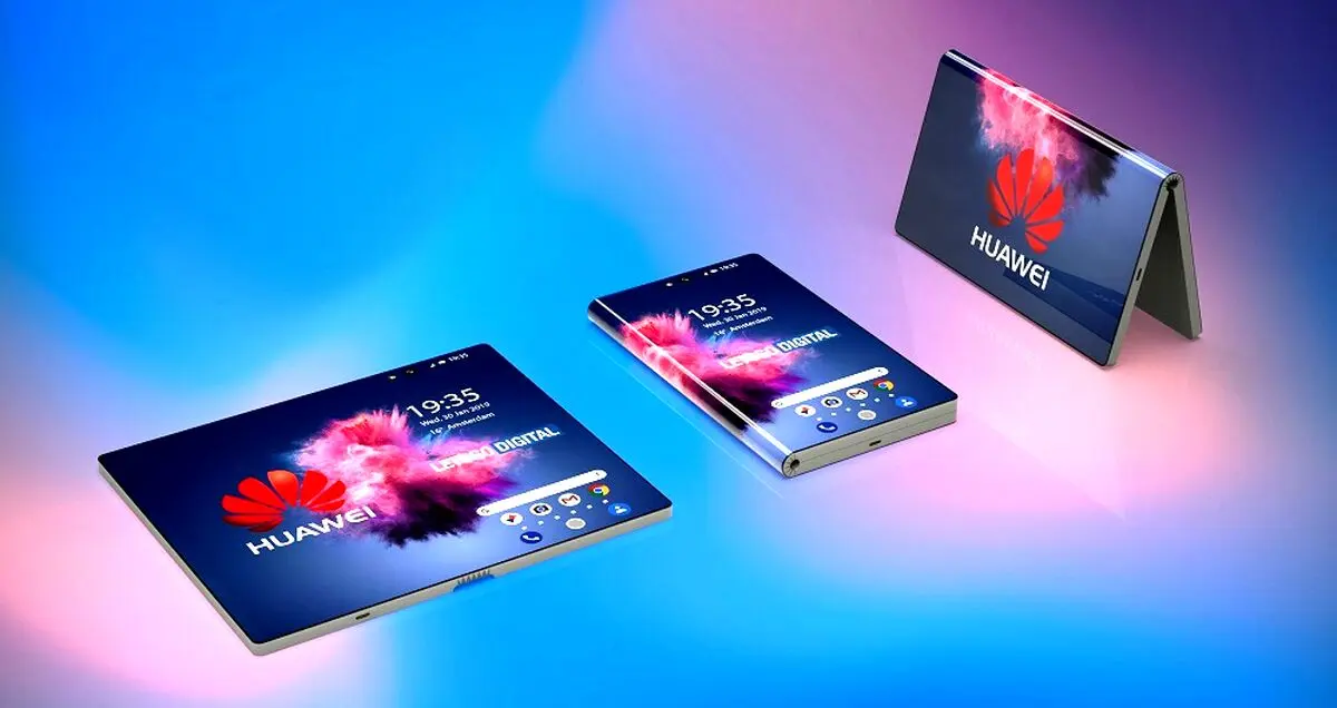 پوستر هواوی میت X لو رفت؛ اولین گوشی انعطاف پذیر هواوی