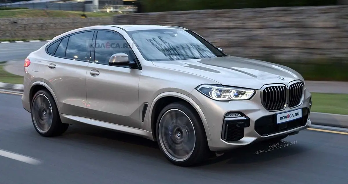 رندرهای نسل جدید بی ام و X6 به اینترنت راه پیدا کرد