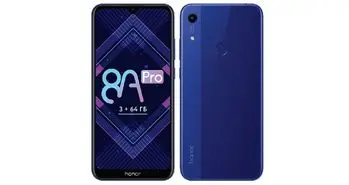 آنر 8A پرو مجهز به پردازنده هلیو P35 از راه رسید