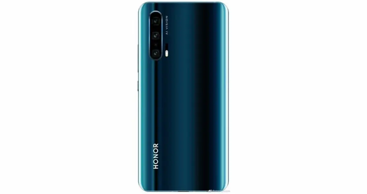 رندرهای آنر 20 پرو فاش شد؛ دوربین اصلی چهارگانه