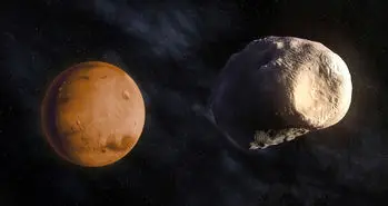 مدارگرد اودیسه تصاویر جدیدی را از قمر فوبوس به ثبت رساند