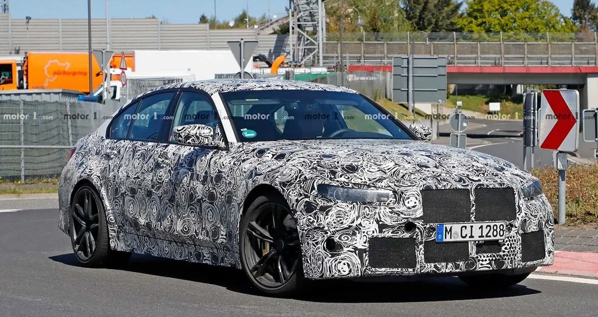 تصاویر نمونه آزمایشی بی ام و M3 مدل 2020 منتشر شد