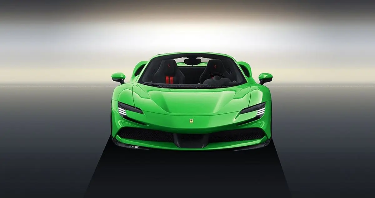 رندرهای فراری SF90 اسپایدر منتشر شد