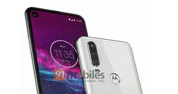 رندر موتورولا وان اکشن به دوربین اصلی سه گانه اشاره می کند