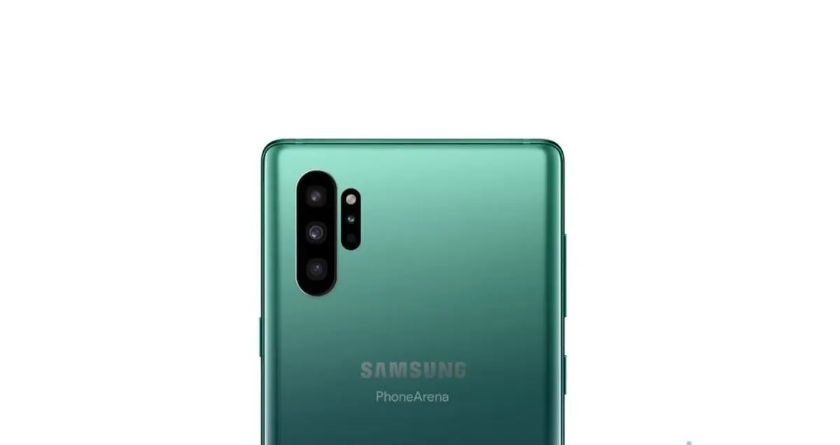 پنل پشتی سامسونگ گلکسی نوت 10 در یک رندر به نمایش گذاشته شد