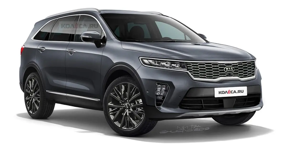 رندرهای نسل آینده کیا سورنتو منتشر شد