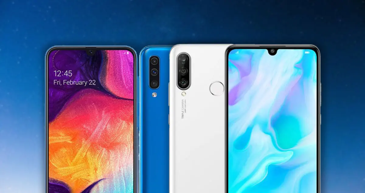 مقایسه گوشی هواوی P30 Lite و سامسونگ گلکسی A50