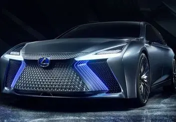 رونمایی از خودروی مفهومی الکتریکی لکسوس در نمایشگاه خودروی توکیو