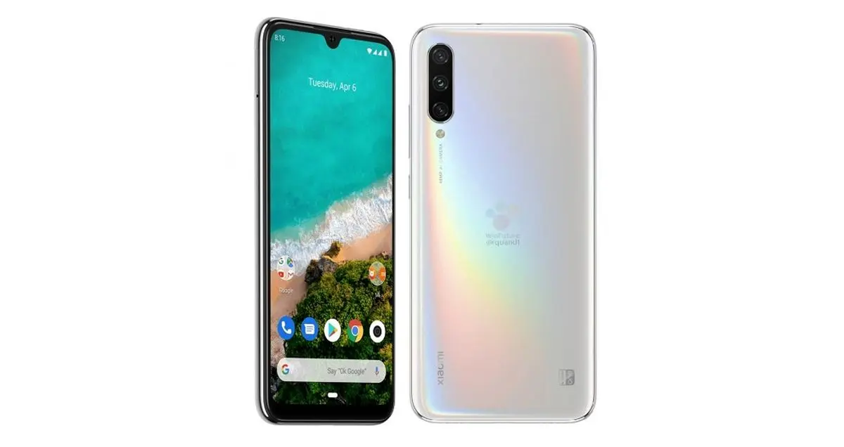 مشخصات و رندرهای شیائومی Mi A3 فاش شد