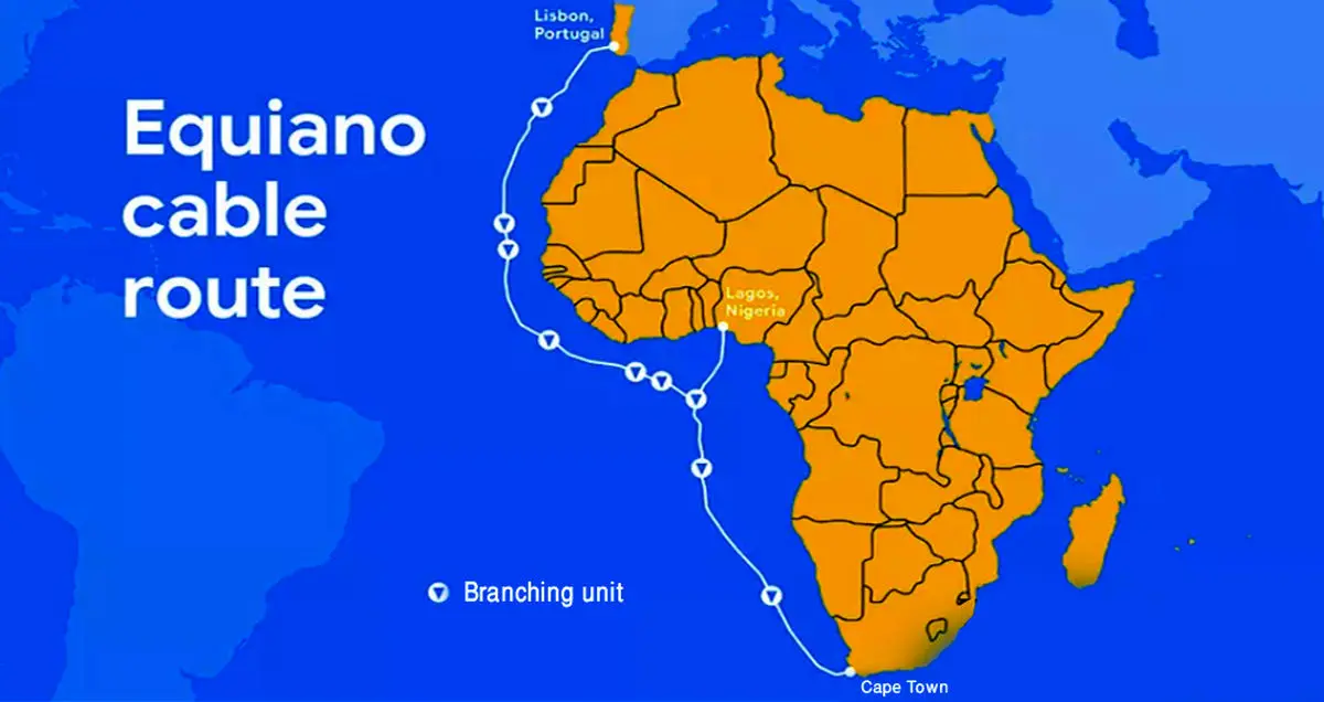 کابل زیردریایی گوگل قاره آفریقا را به اروپا متصل می کند