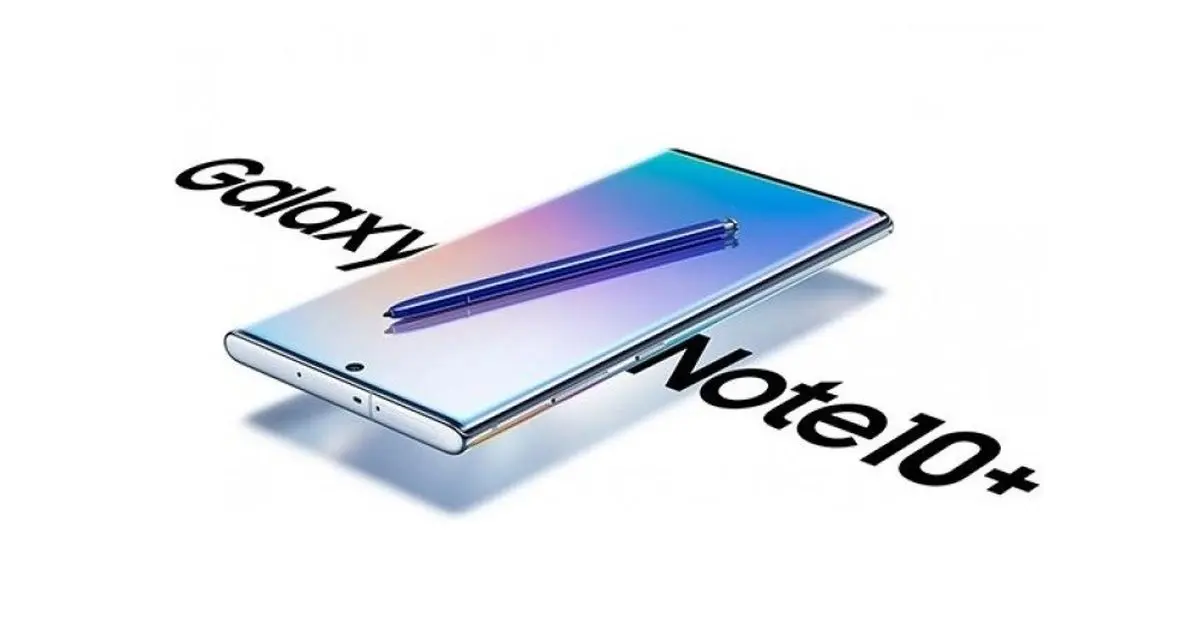 رندر رسمی سامسونگ گلکسی نوت 10 پلاس منتشر شد