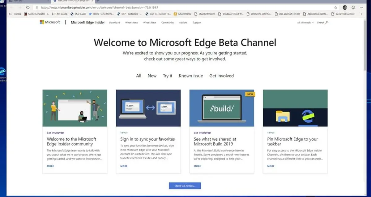 کانال Edge Beta قابلیت تست مرورگر را برای کاربران مک فراهم می کند