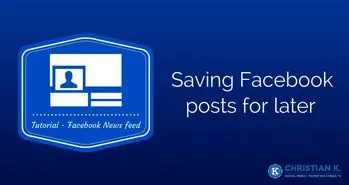 مطالب فیس بوک را راحت تر از قبل ذخیره کنید