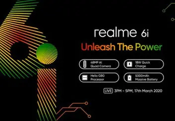 مشخصات گوشی ریلمی 6i مشخص شد