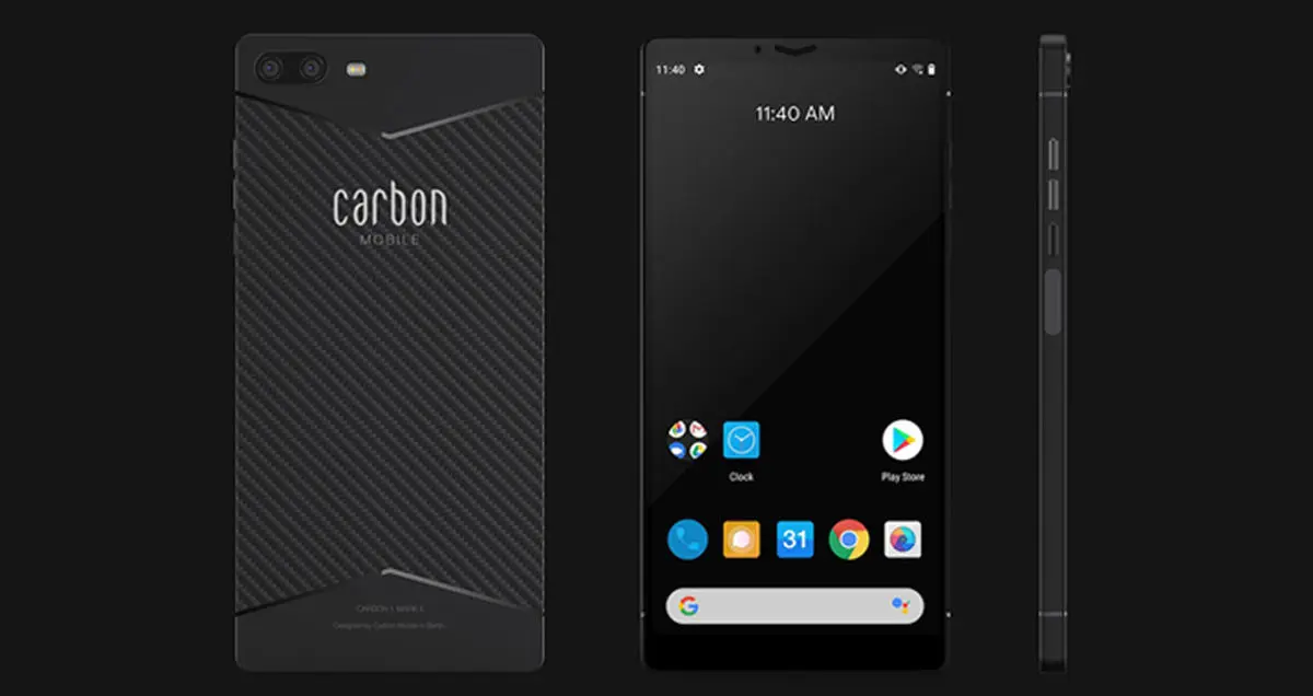 کربن 1 مارک 2 ؛ اولین اسمارت فون فیبر کربنی در دنیا