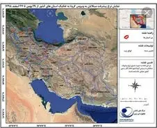 نقشه نرخ پیشرفت و پراکندگی جغرافیایی ویروس کرونا منتشر شد