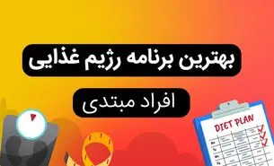 بهترین برنامه رژیم غذایی افراد مبتدی