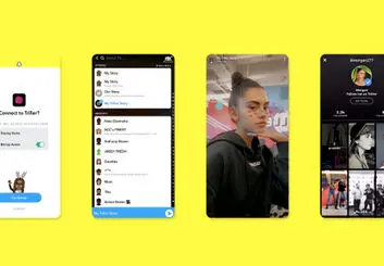 ویژگی App Stories اسنپ چت برای چهار اپلیکیشن پرطرفدار قابل دسترس شد