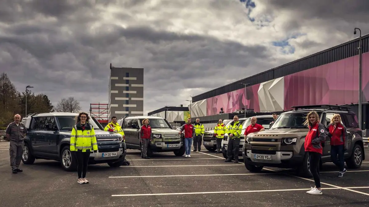 جگوار لندرور بیش از ۱۶۰ اتومبیل برای کمک به درمان کرونا اهدا کرد