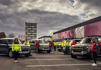جگوار لندرور بیش از ۱۶۰ اتومبیل برای کمک به درمان کرونا اهدا کرد