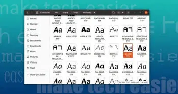 آموزش نصب فونت های مایکروسافت روی سیستم عامل لینوکس