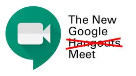 پلتفرم Hangouts Meet به Google Meet تغییر اسم داد