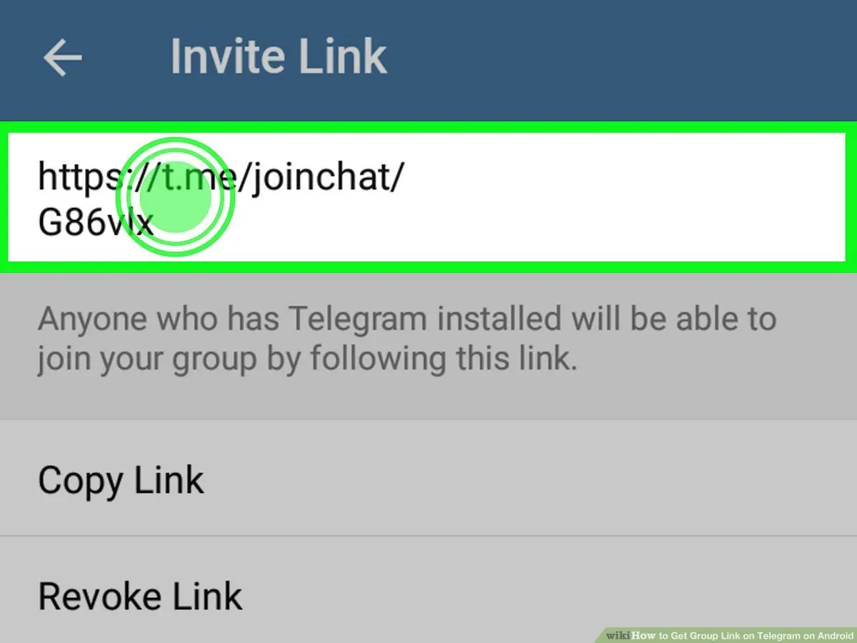 آموزش ایجاد لینک در تلگرام