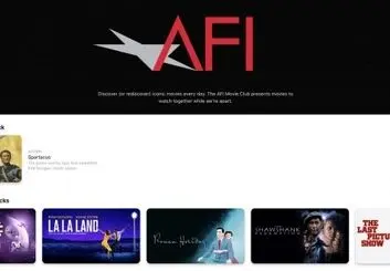 اپلیکیشن Apple TV مجموعه فیلم‌های AFI Movie را ارائه می‌کند