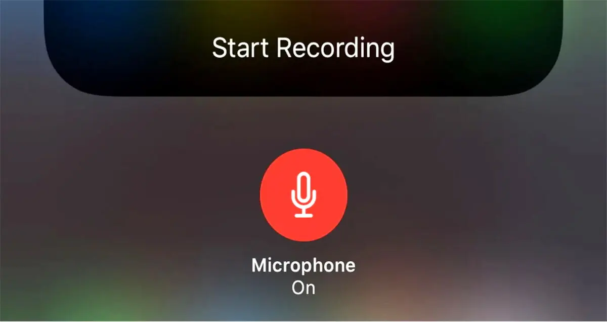فیلم‌برداری از صفحه نمایش همراه با صدا در سیستم‌عامل iOS