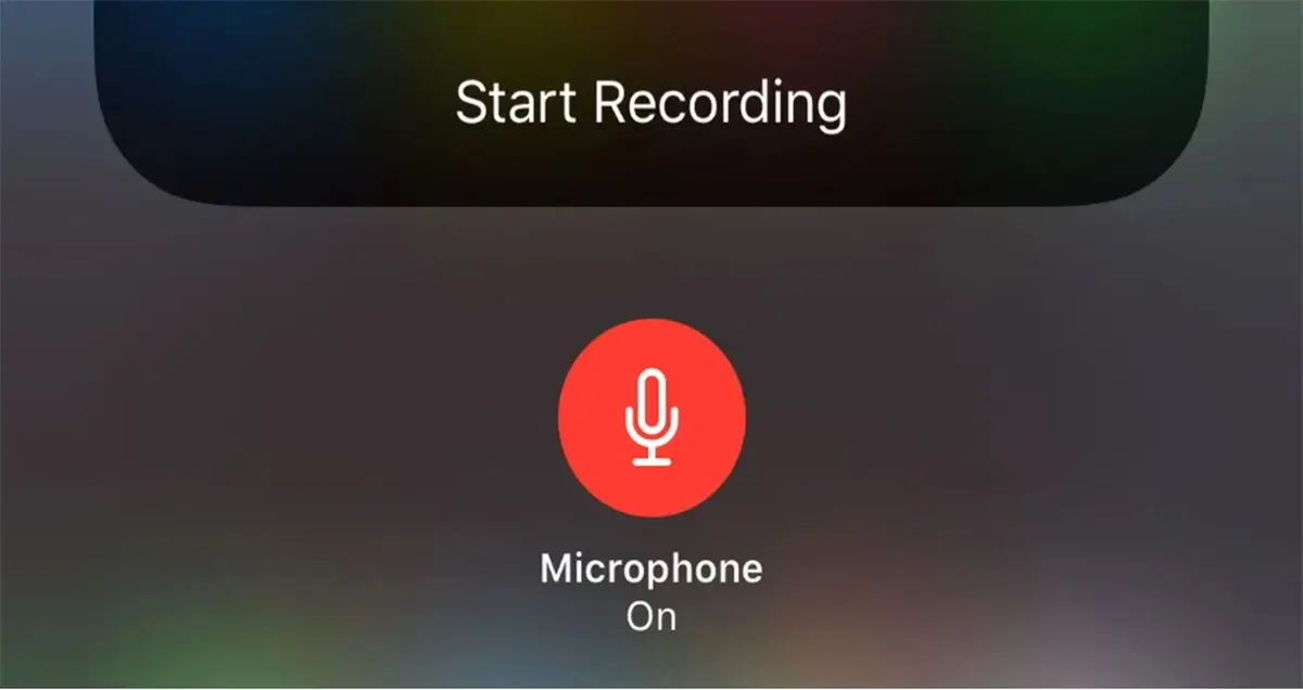 فیلم‌برداری از صفحه نمایش همراه با صدا در سیستم‌عامل iOS