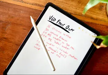 ساخت یادداشت های دستنویس به وسیله اپل پنسل در برنامه Notes