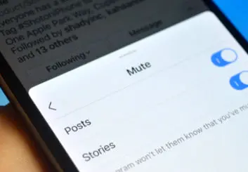 آموزش گام به گام میوت یا بی صدا کردن افراد در اینستاگرام