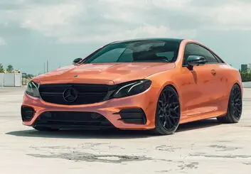 تیونینگ مرسدس بنز AMG E53 کوپه با رنگ مسی
