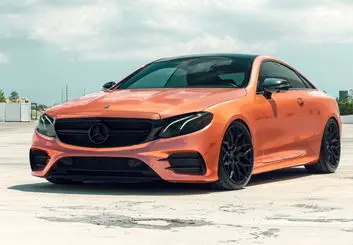 تیونینگ مرسدس بنز AMG E53 کوپه با رنگ مسی