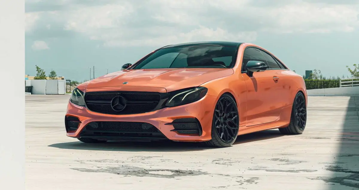 تیونینگ مرسدس بنز AMG E53 کوپه با رنگ مسی