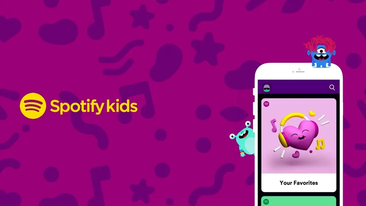 اپلیکیشن Spotify Kids قابلیت مسدودسازی محتوای فرزندان ارائه می‌دهد