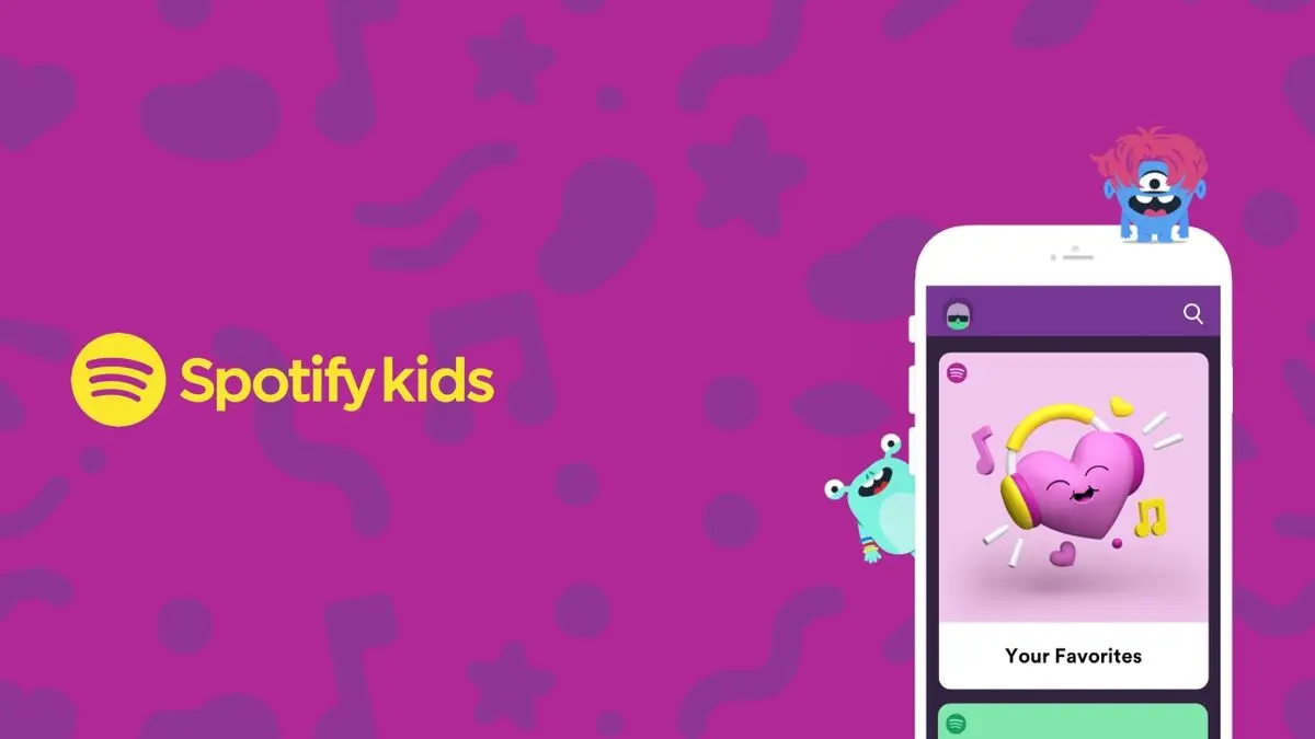 اپلیکیشن Spotify Kids قابلیت مسدودسازی محتوای فرزندان ارائه می‌دهد