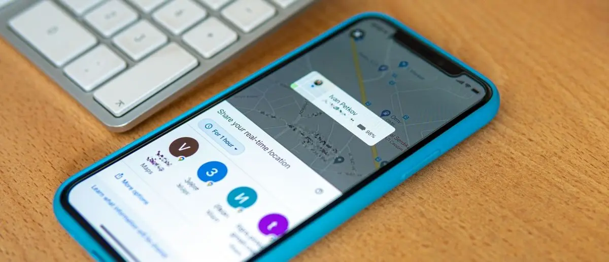 اشتراک گذاری موقعیت مکانی در UI گوگل مپ به‌روز می شود