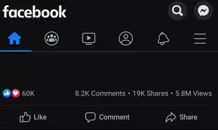 دارک مود فیسبوک سرانجام از راه خواهد رسید
