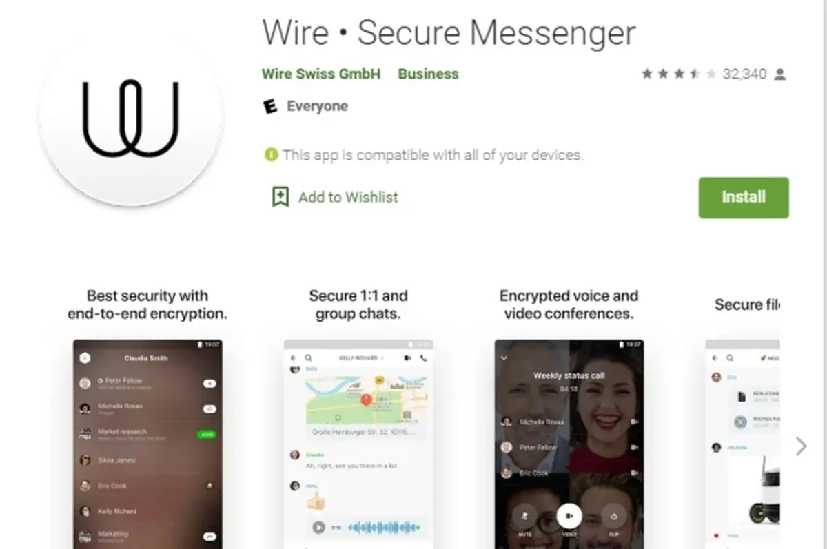 پیام‌رسانی برای ارتباطات کاری در سیستم عامل اندروید