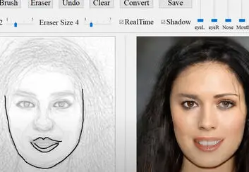 هوش مصنوعی DeepFaceDrawing طراحی ساده را به پورتره تبدیل می کند