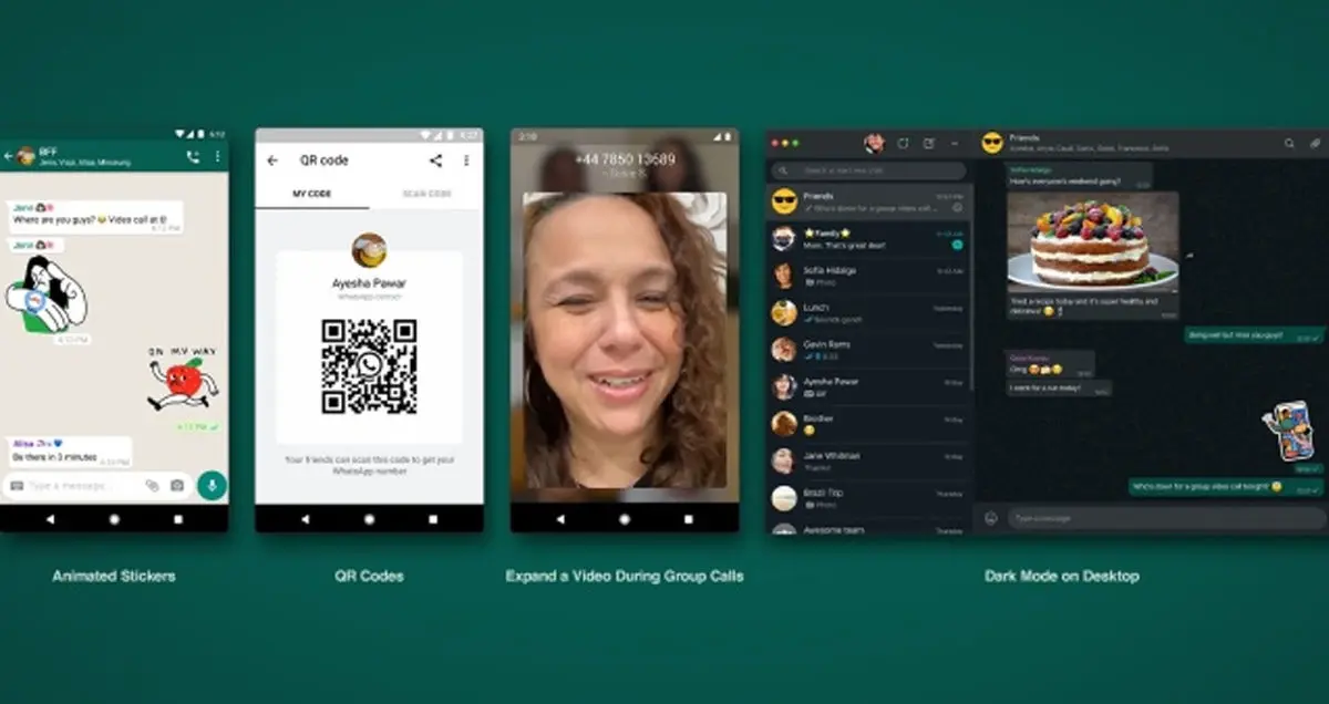 افزودن مخاطبین به وسیله کدهای QR در برنامه واتساپ