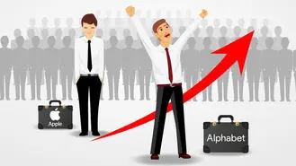 آلفابت در رقابت بورس اپل را پشت سر گذاشت
