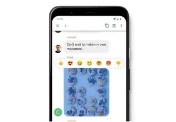 اضافه شدن قابلیت واکنش با ایموجی به پیام‌رسان Messages در اندروید