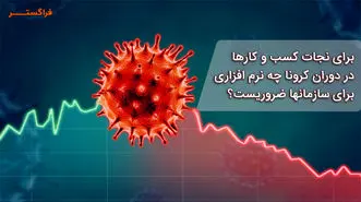 برای نجات کسب و کارها در دوران کرونا چه نرم افزاری برای سازمان‌ها ضروریست؟
