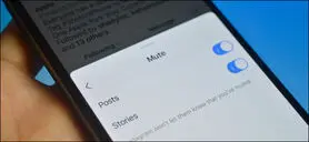 روش میوت کردن استوری در اینستاگرام در سیستم عامل iOS
