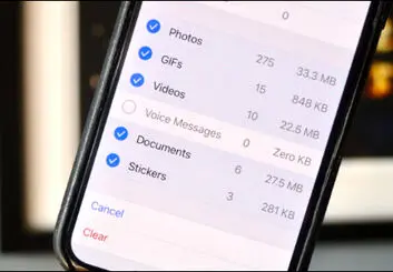 آموزش کاهش فضای اشغال شده توسط واتساپ در اندروید و iOS