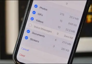 آموزش کاهش فضای اشغال شده توسط واتساپ در اندروید و iOS