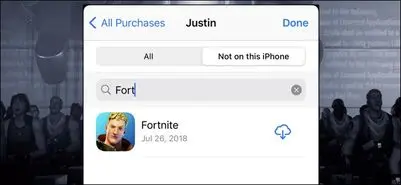 آموزش نصب مجدد بازی Fortnite روی آیفون و آیپد